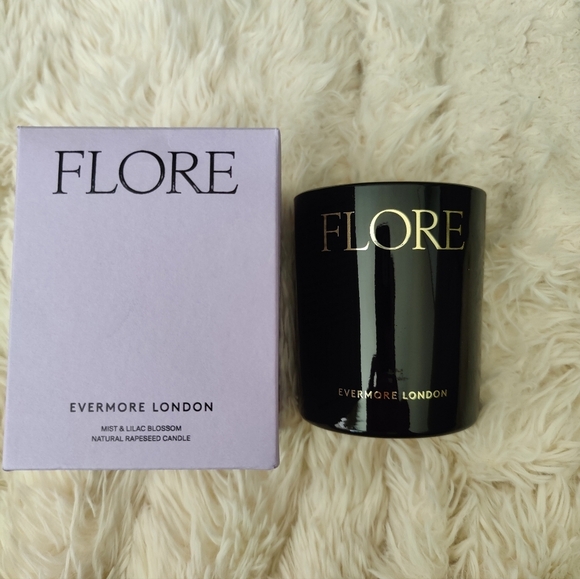 Evermore London Flore Candle 300g Mist & Lilac Blossom 60+ Hours Burn - Picture 1 of 6